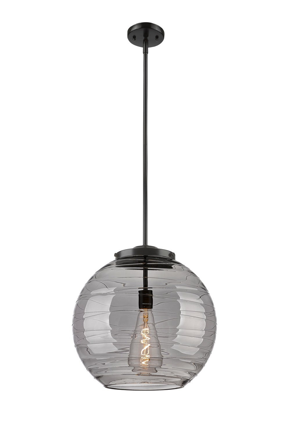 Innovations - 221-1S-BK-G1213-16SM - One Light Pendant - Essex - Matte Black