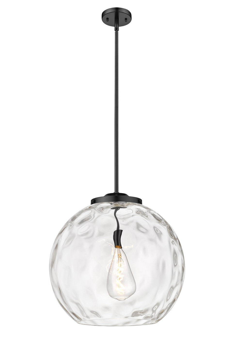 Innovations - 221-1S-BK-G1215-18 - One Light Pendant - Essex - Matte Black