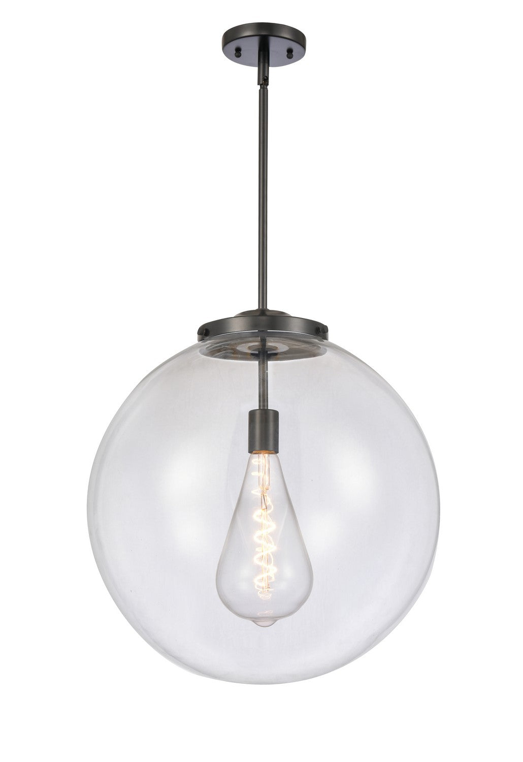 Innovations - 221-1S-BK-G202-18 - One Light Pendant - Essex - Matte Black