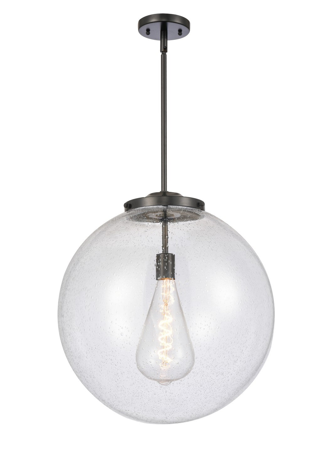 Innovations - 221-1S-BK-G204-18 - One Light Pendant - Essex - Matte Black