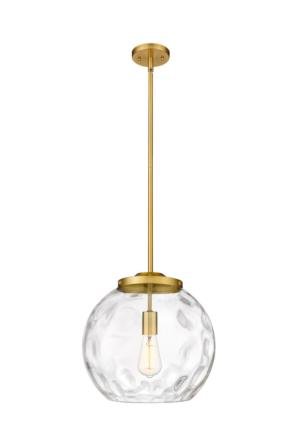 Innovations - 221-1S-SG-G1215-14 - One Light Pendant - Essex - Satin Gold