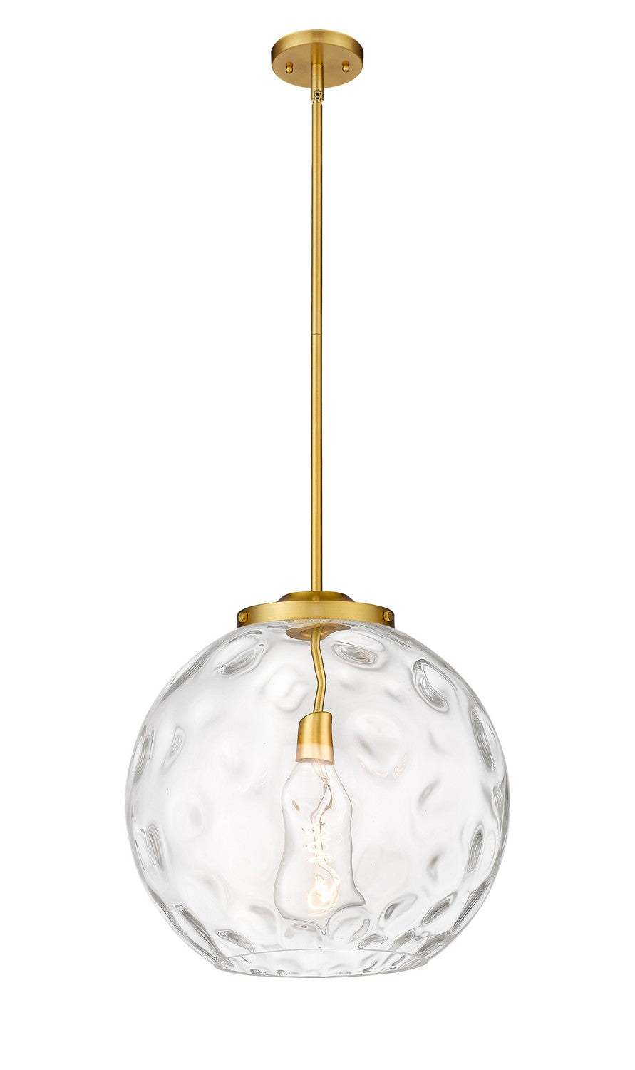 Innovations - 221-1S-SG-G1215-16 - One Light Pendant - Essex - Satin Gold