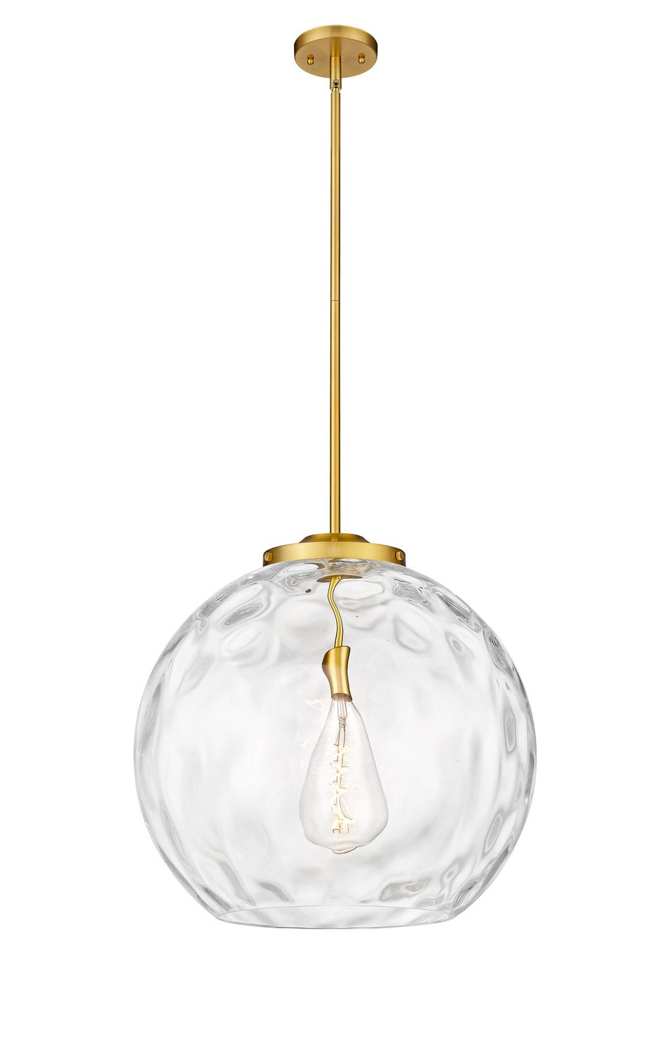 Innovations - 221-1S-SG-G1215-18 - One Light Pendant - Essex - Satin Gold