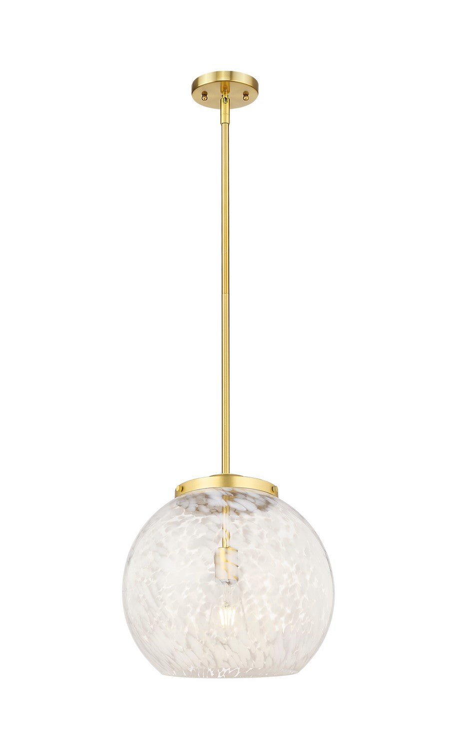 Innovations - 221-1S-SG-G1216-14WM - One Light Pendant - Essex - Satin Gold