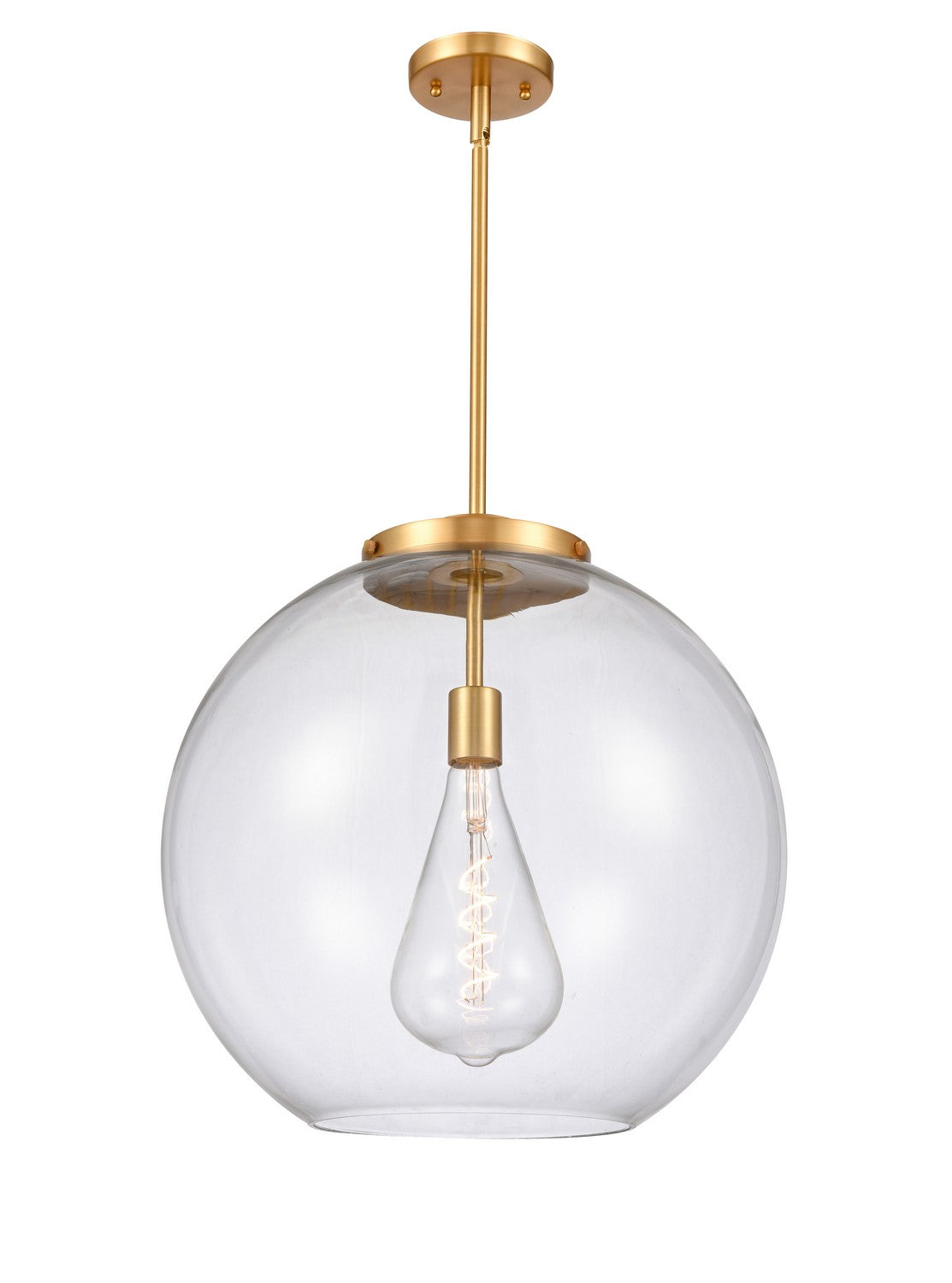 Innovations - 221-1S-SG-G122-18 - One Light Pendant - Essex - Satin Gold