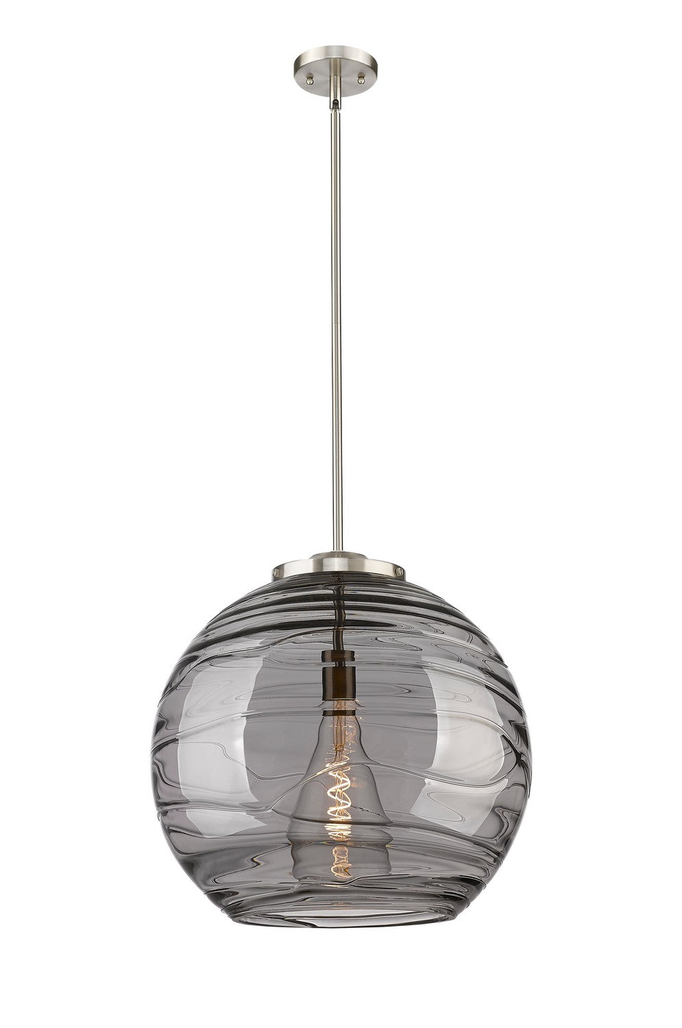 Innovations - 221-1S-SN-G1213-18SM - One Light Pendant - Essex - Brushed Satin Nickel