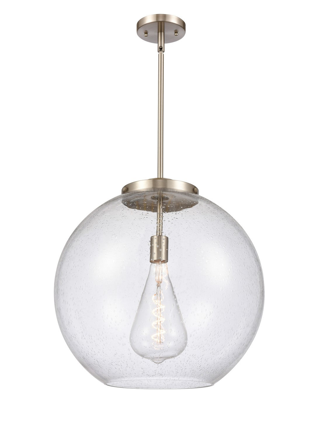 Innovations - 221-1S-SN-G124-18 - One Light Pendant - Essex - Brushed Satin Nickel
