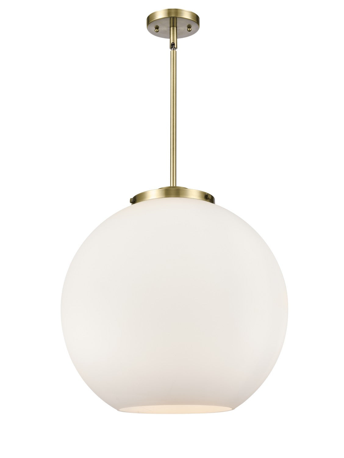 Innovations - 221-3S-AB-G121-18 - Three Light Pendant - Essex - Antique Brass