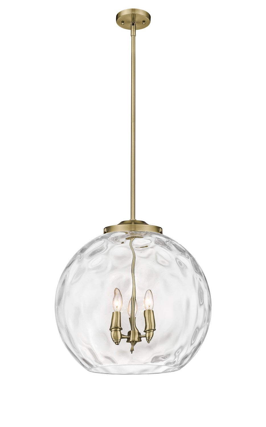 Innovations - 221-3S-AB-G1215-18 - Three Light Pendant - Essex - Antique Brass