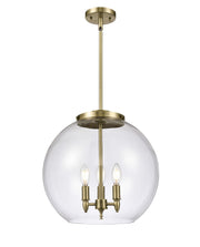 Innovations - 221-3S-AB-G122-16 - Three Light Pendant - Essex - Antique Brass