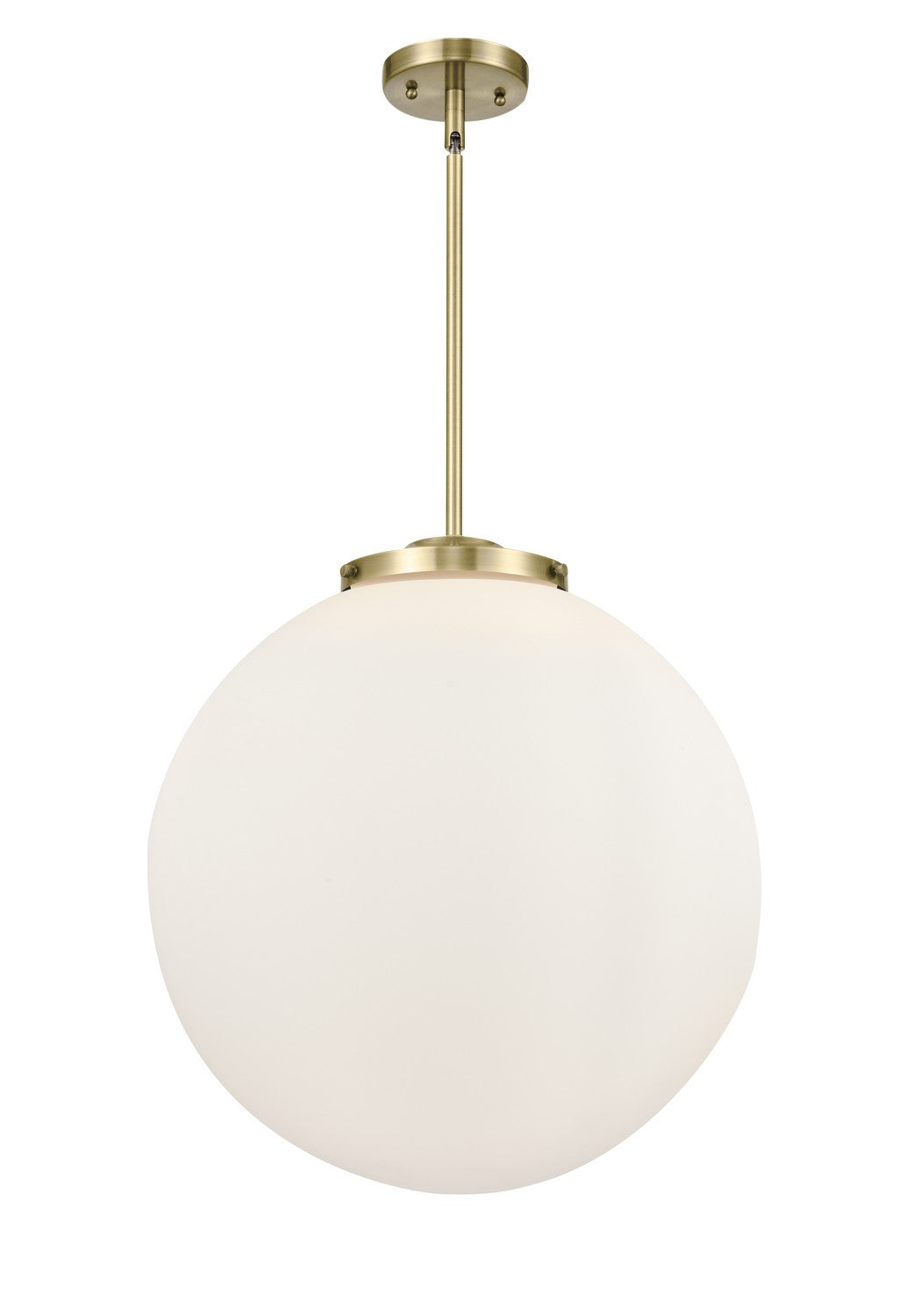 Innovations - 221-3S-AB-G201-18 - Three Light Pendant - Essex - Antique Brass
