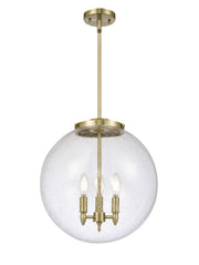 Innovations - 221-3S-AB-G204-16 - Three Light Pendant - Essex - Antique Brass