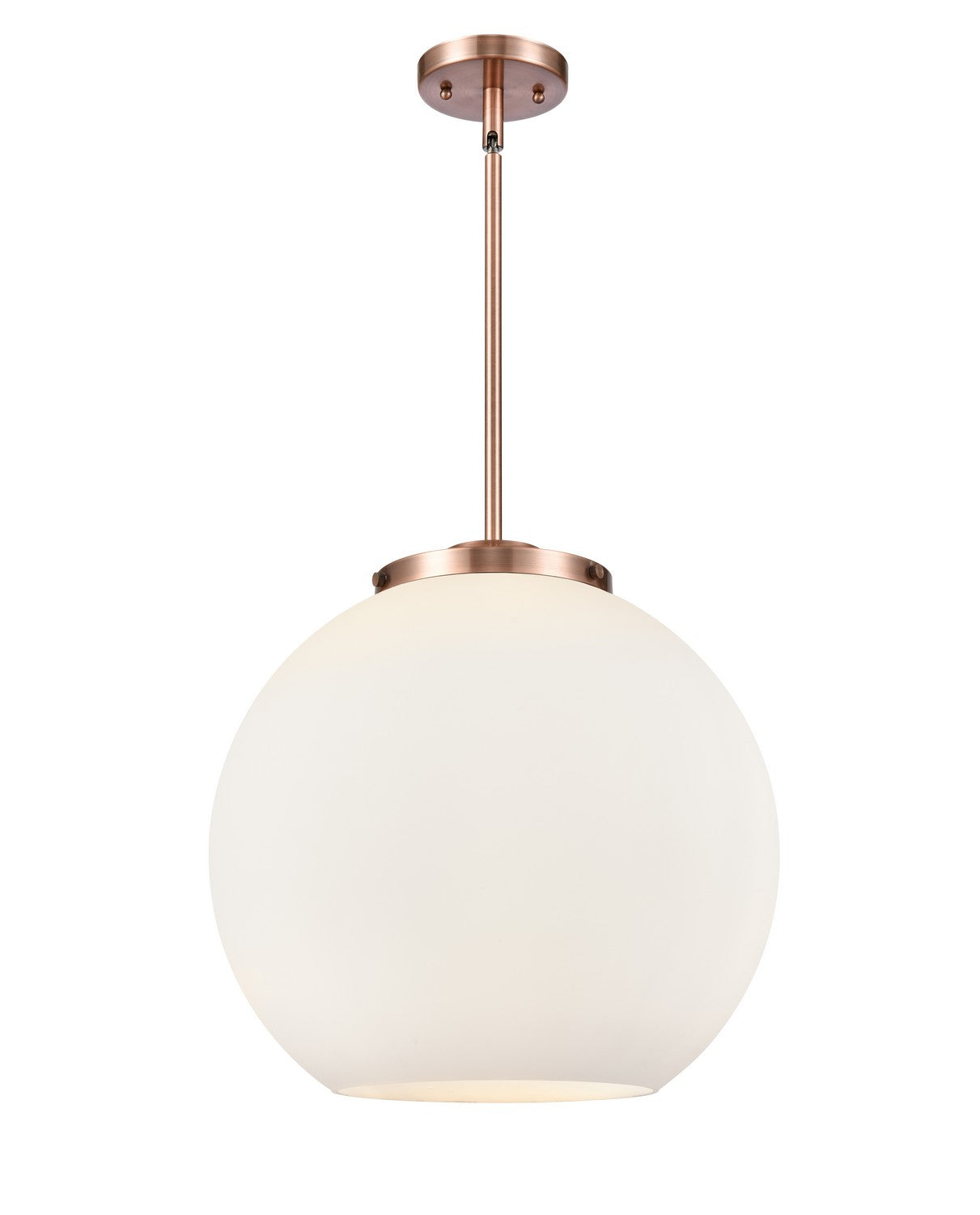 Innovations - 221-3S-AC-G121-16 - Three Light Pendant - Essex - Antique Copper