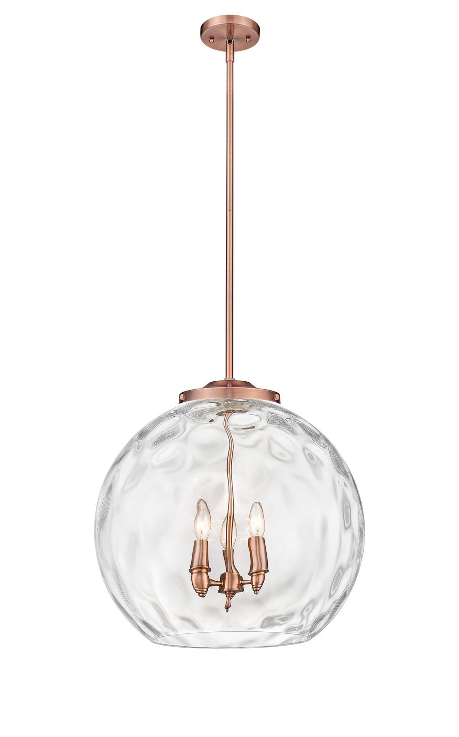 Innovations - 221-3S-AC-G1215-18 - Three Light Pendant - Essex - Antique Copper