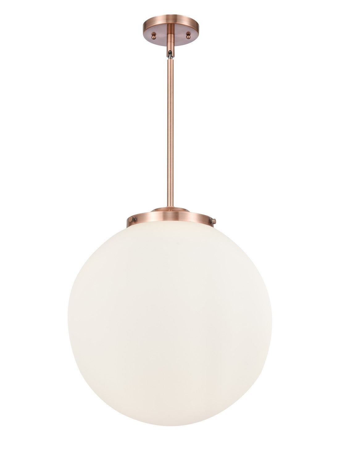 Innovations - 221-3S-AC-G201-16 - Three Light Pendant - Essex - Antique Copper