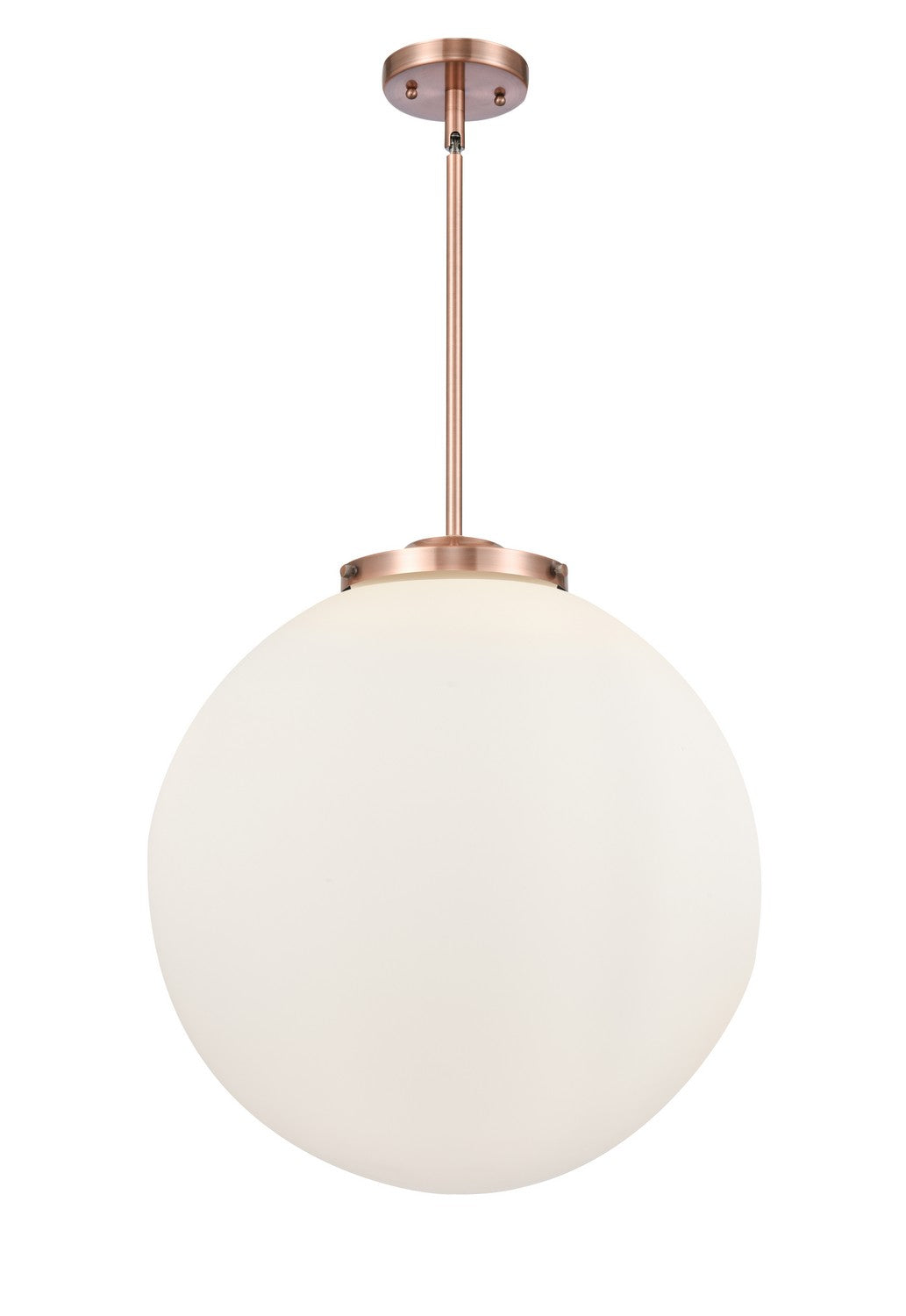 Innovations - 221-3S-AC-G201-18 - Three Light Pendant - Essex - Antique Copper