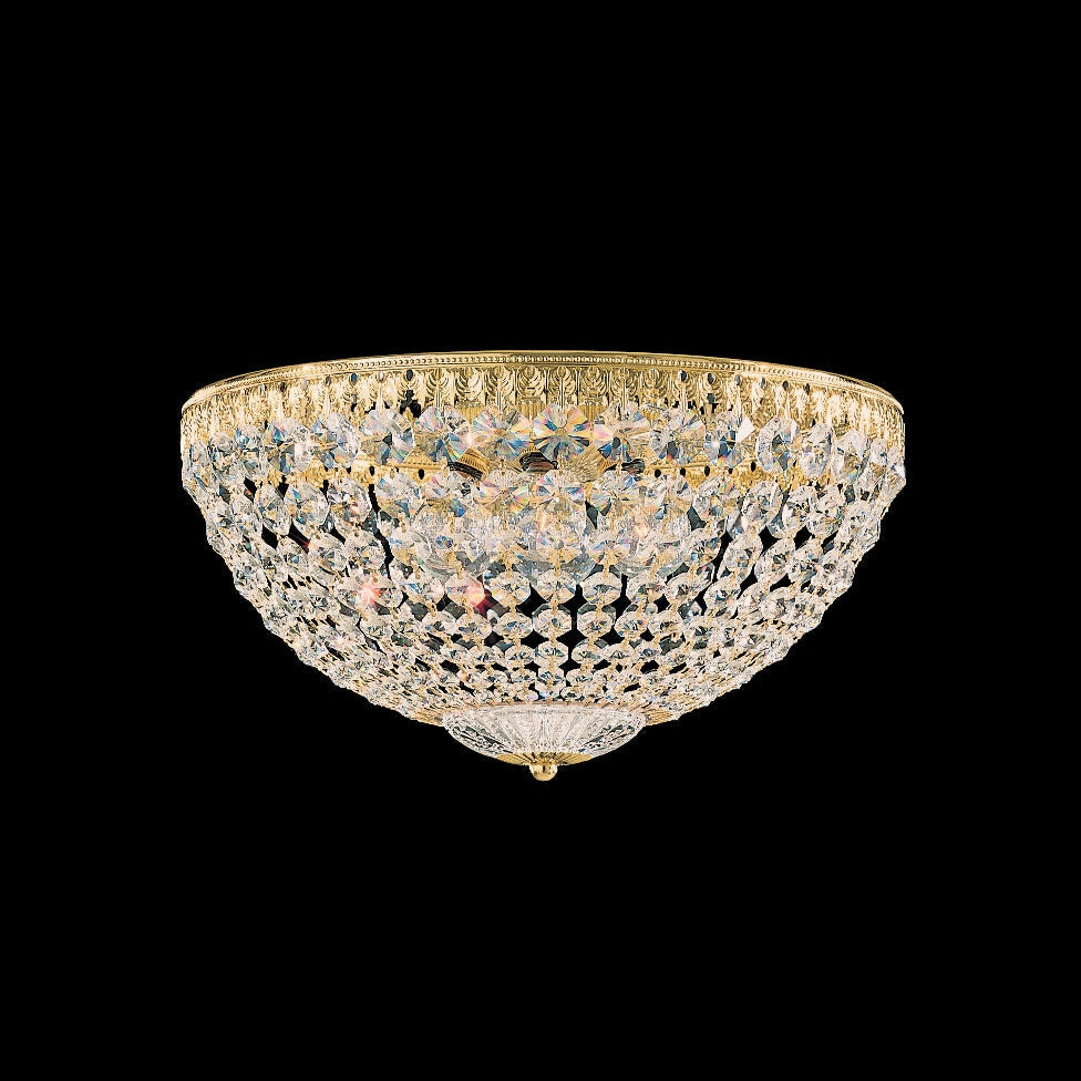 Schonbek - 1564-211R - Five Light Flush Mount - Petit Crystal - Aurelia