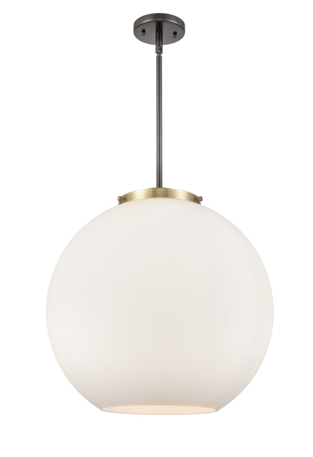 Innovations - 221-3S-BAB-G121-18 - Three Light Pendant - Essex - Black Antique Brass