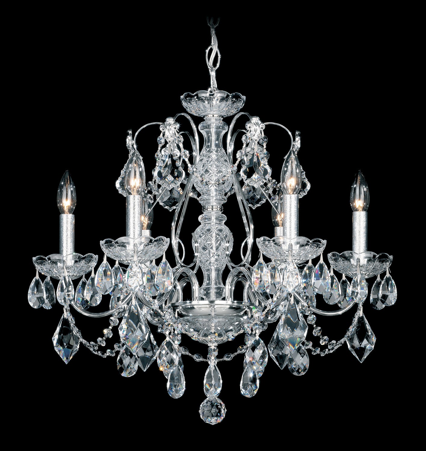 Schonbek - 1705-211 - Six Light Chandelier - Century - Aurelia