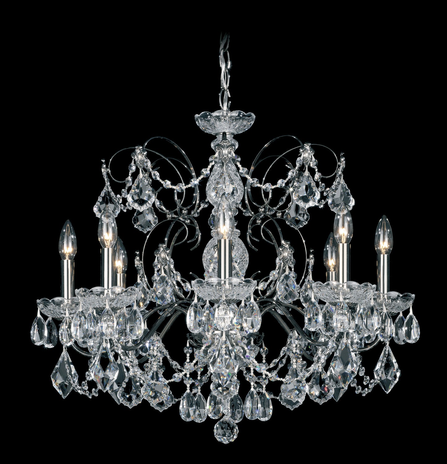 Schonbek - 1707-211 - Eight Light Chandelier - Century - Aurelia