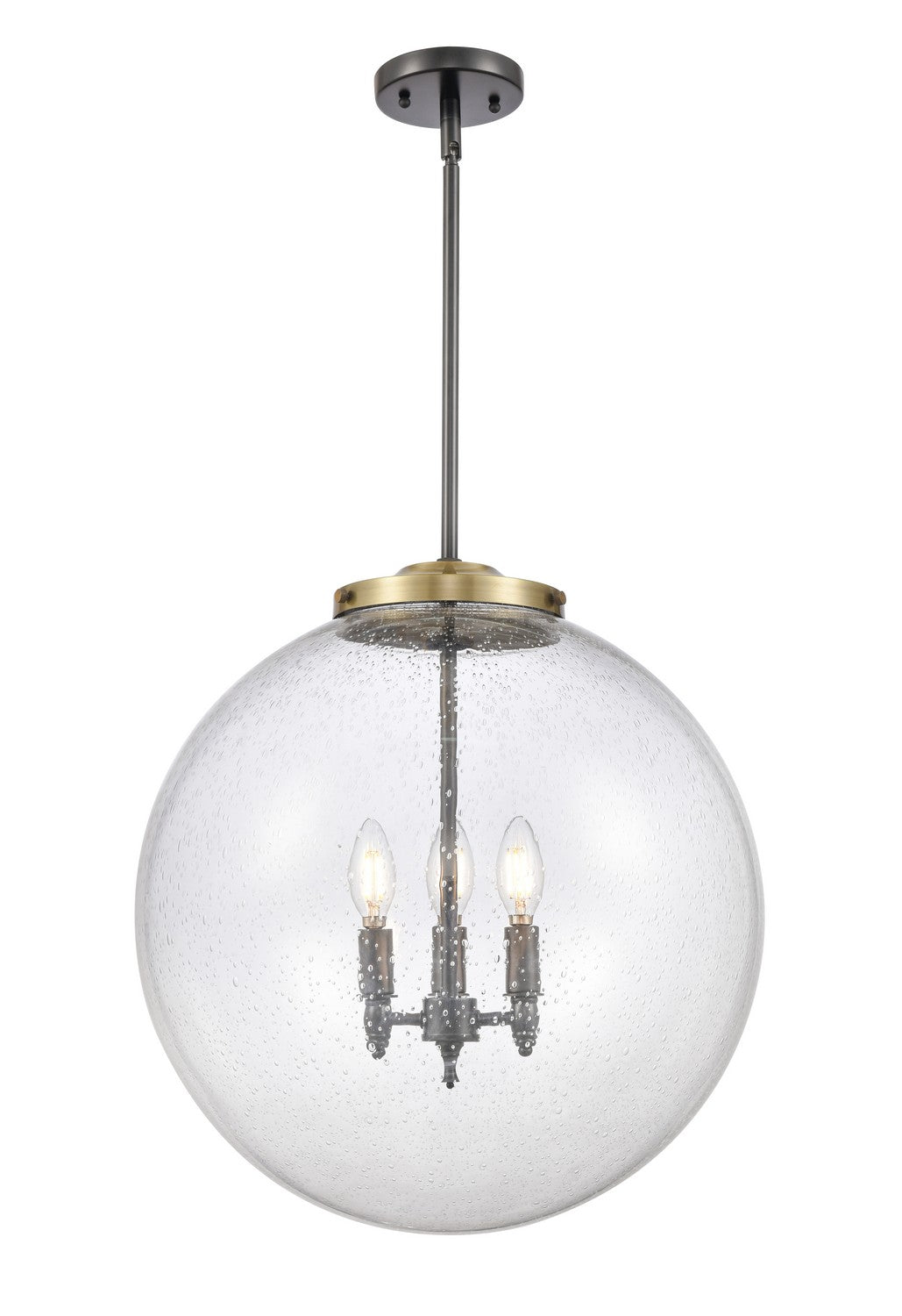 Innovations - 221-3S-BAB-G204-18 - Three Light Pendant - Essex - Black Antique Brass