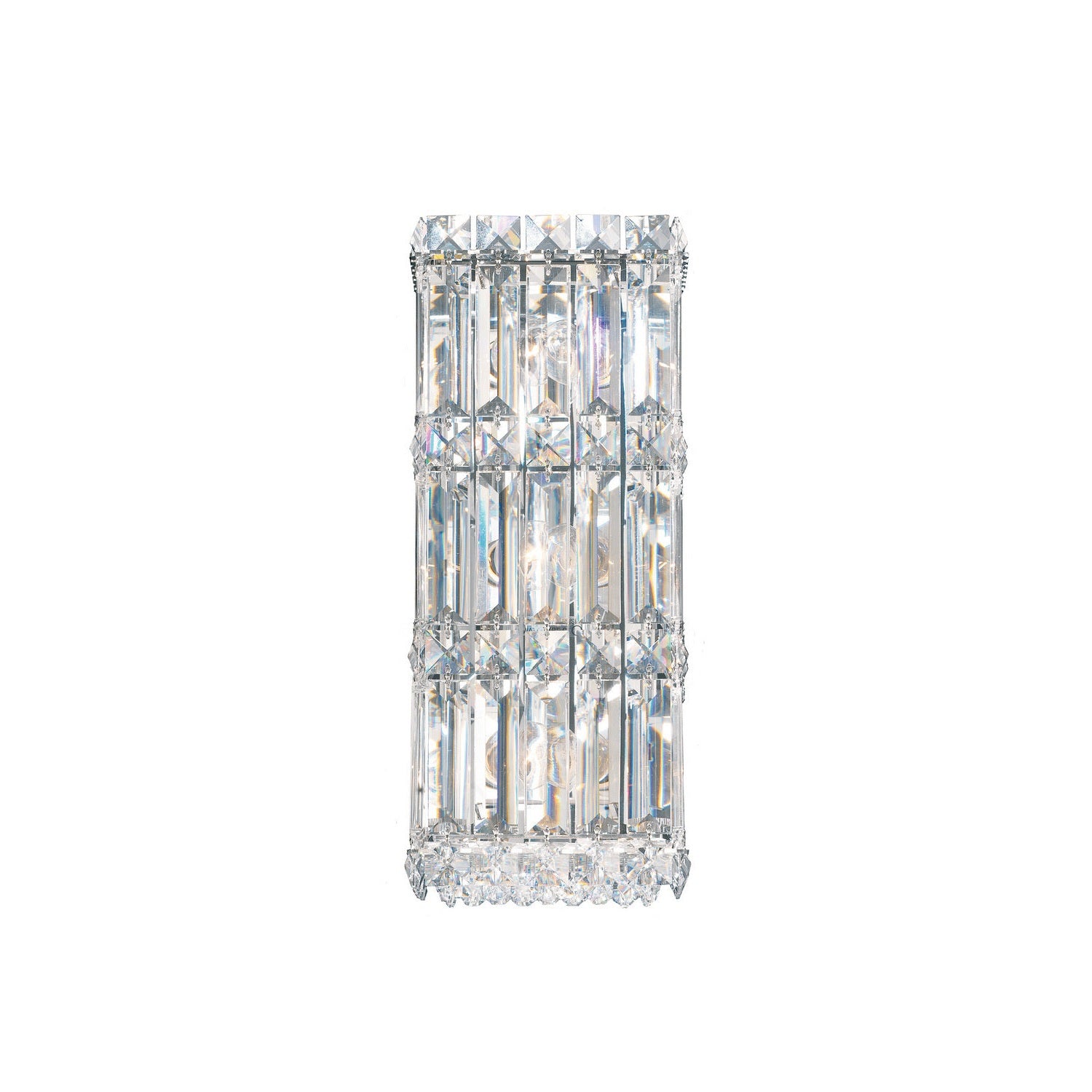 Schonbek - 2236O - Three Light Wall Sconce - Quantum - Polished Stainless Steel