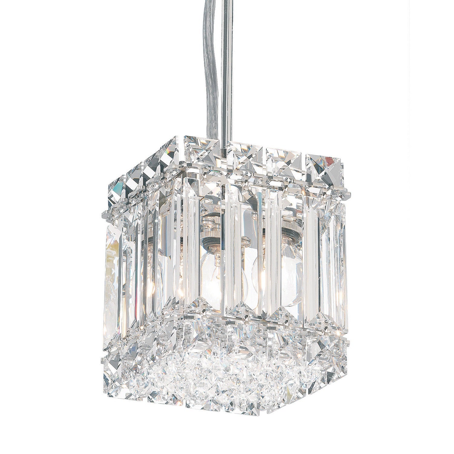 Schonbek - 2245O - Two Light Mini Pendant - Quantum - Polished Stainless Steel
