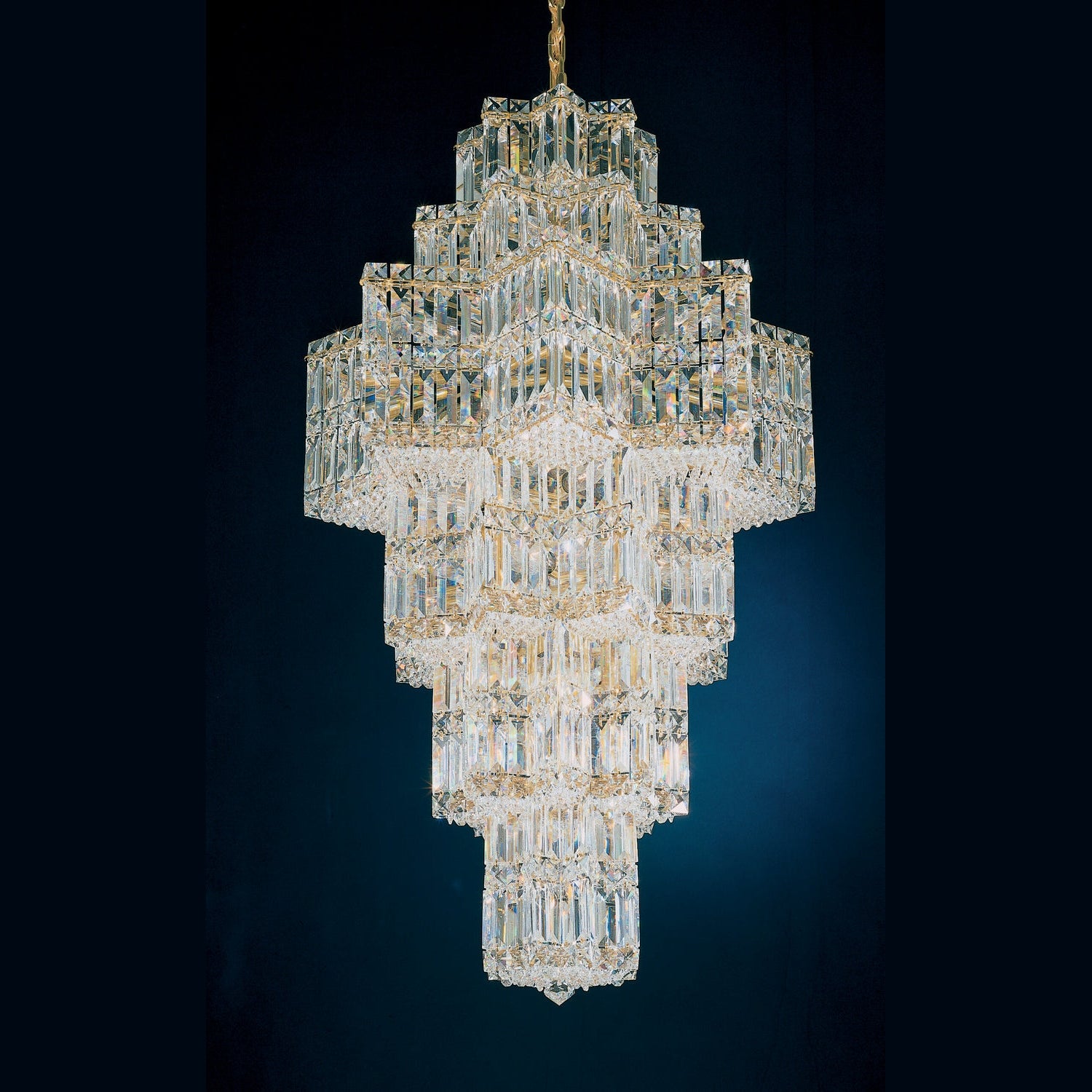 Schonbek - 2725-40O - 35 Light Chandelier - Equinoxe - Polished Silver