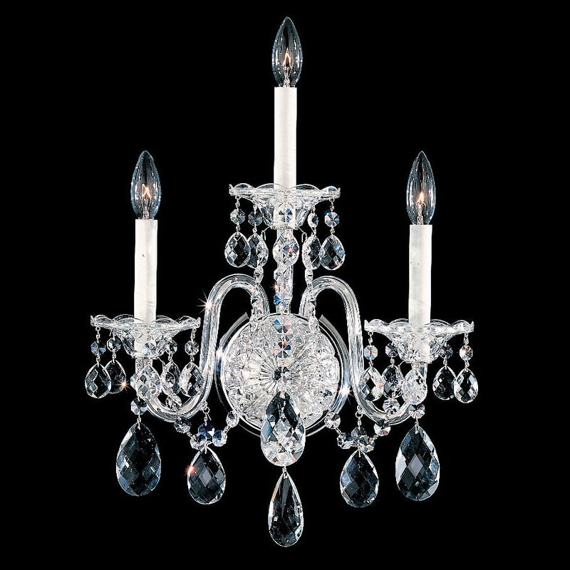 Schonbek - 2992-211H - Three Light Wall Sconce - Sterling - Aurelia