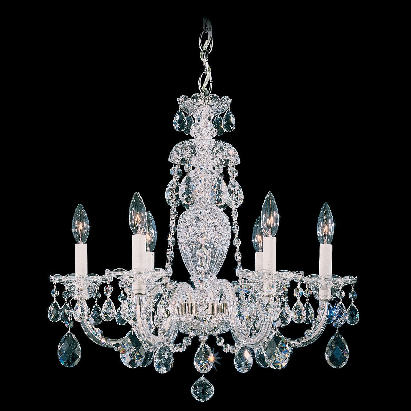 Schonbek - 2994-211R - Six Light Chandelier - Sterling - Aurelia