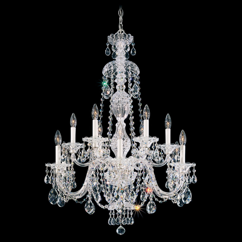 Schonbek - 2997-40R - 12 Light Chandelier - Sterling - Polished Silver