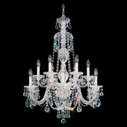 Schonbek - 2997-40R - 12 Light Chandelier - Sterling - Polished Silver