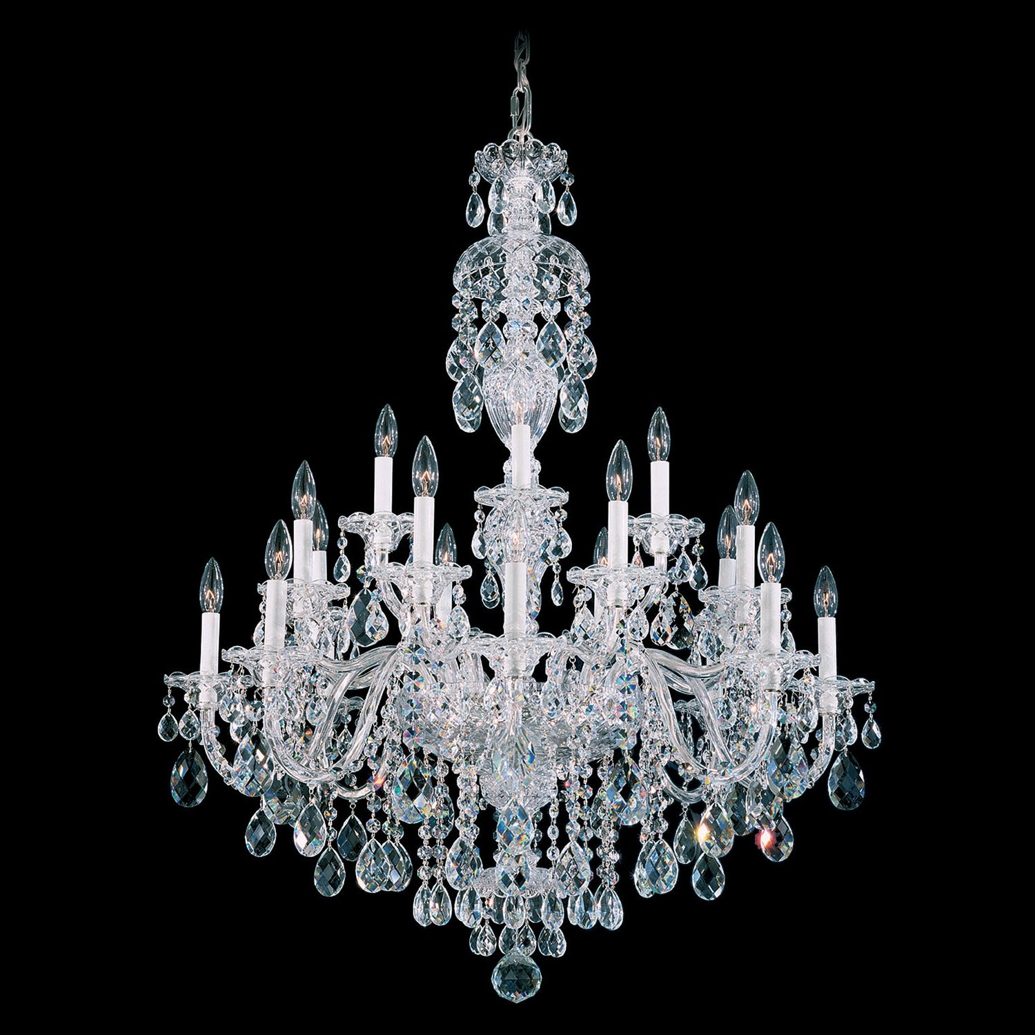 Schonbek - 2998-211H - 20 Light Chandelier - Sterling - Aurelia