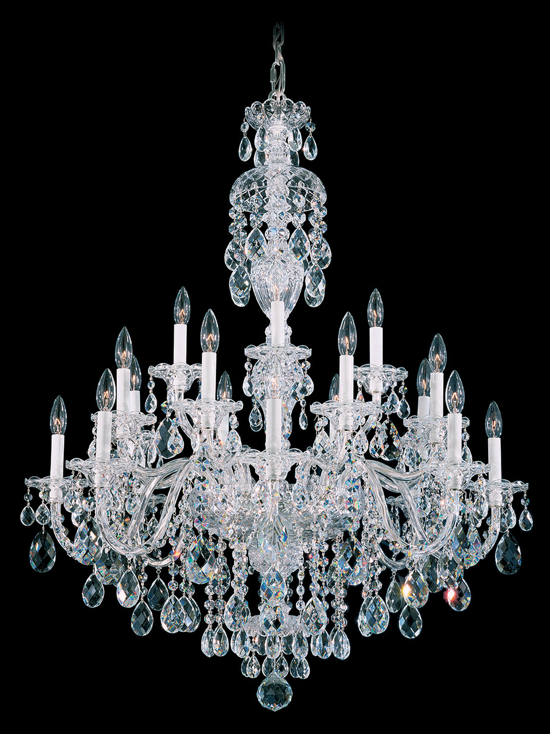 Schonbek - 2998-211R - 20 Light Chandelier - Sterling - Aurelia