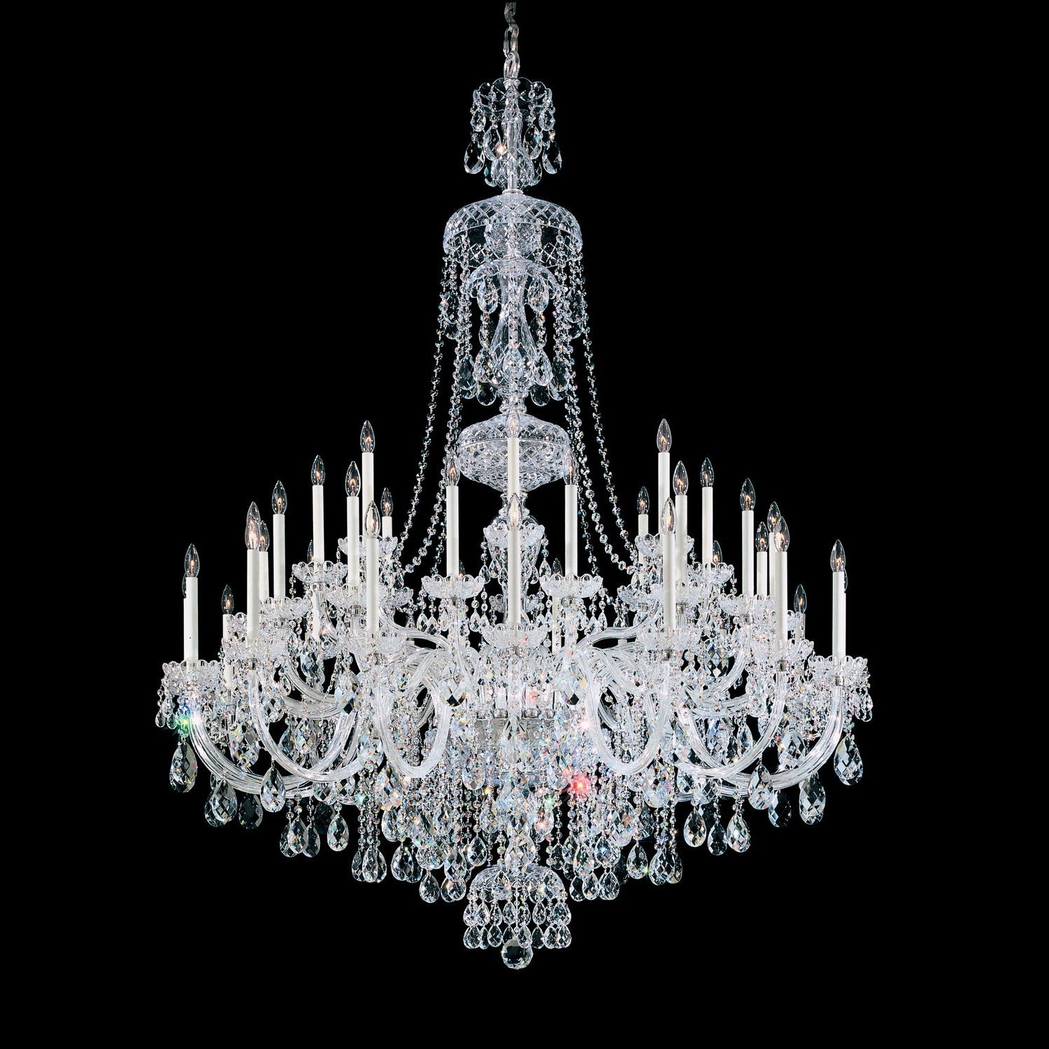 Schonbek - 3612-211H - 45 Light Chandelier - Sterling - Aurelia