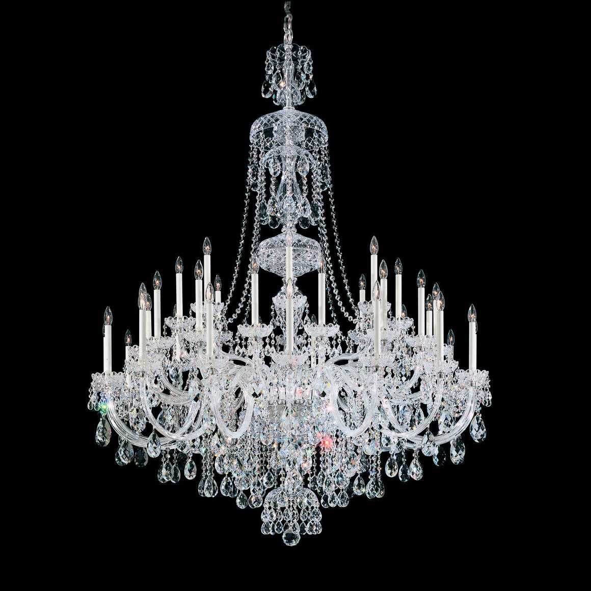 Schonbek - 3612-40R - 45 Light Chandelier - Sterling - Polished Silver