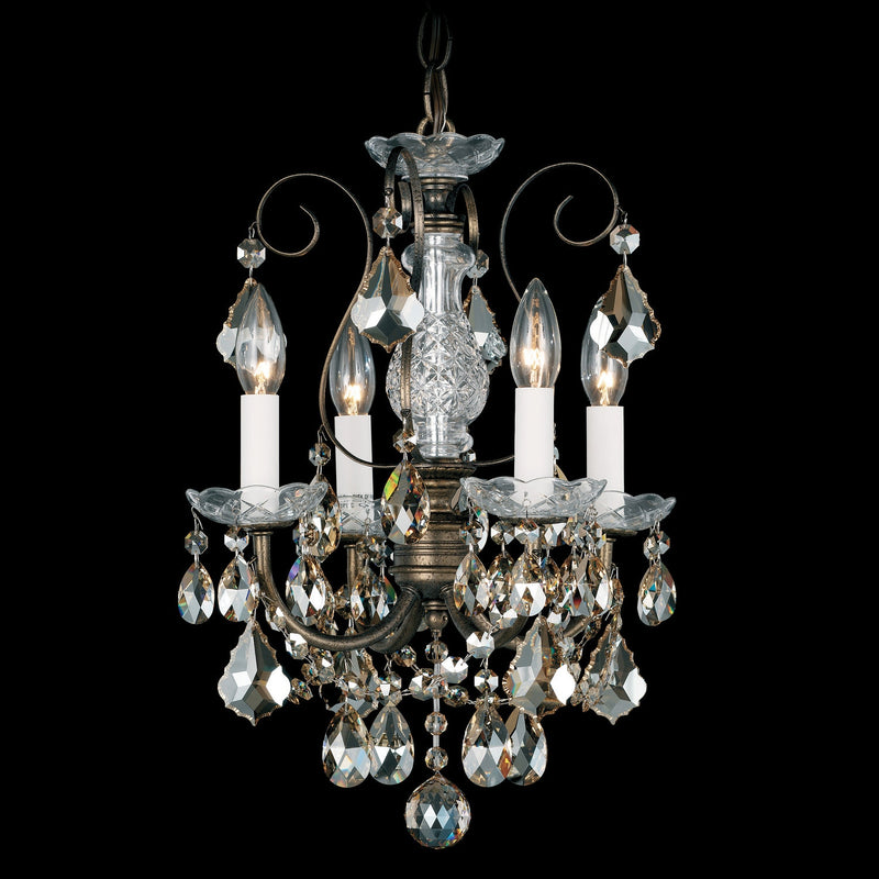 Schonbek - 3648-49R - Four Light Chandelier - New Orleans - Black Pearl