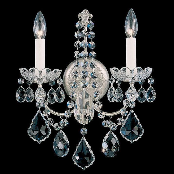 Schonbek - 3651-48R - Two Light Wall Sconce - New Orleans - Antique Silver