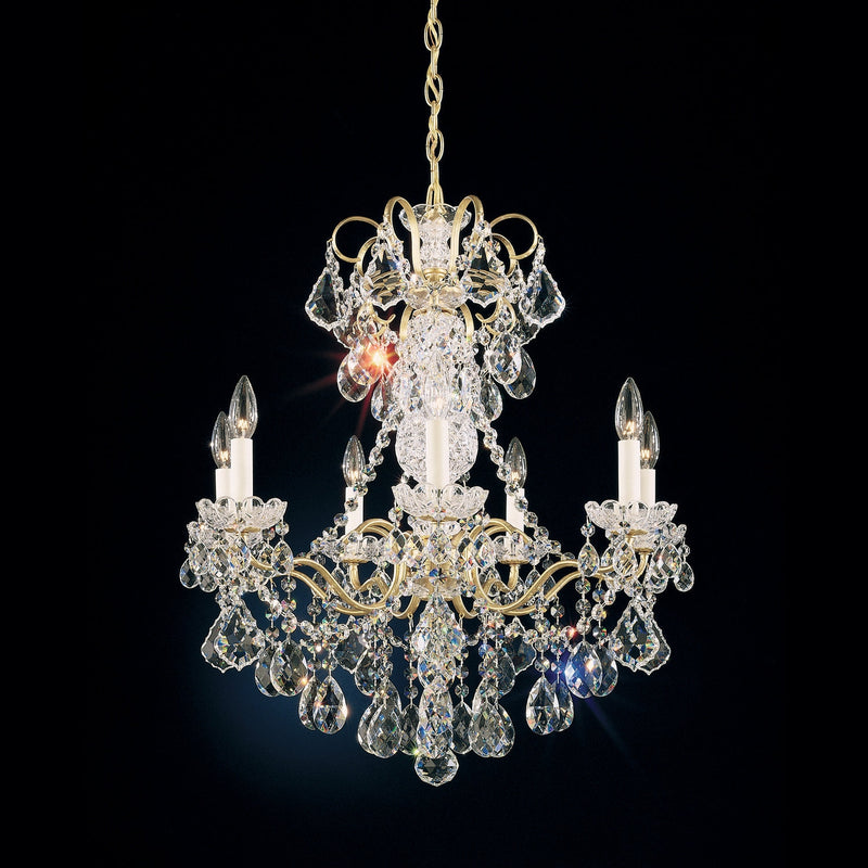Schonbek - 3656-23R - Seven Light Chandelier - New Orleans - Etruscan Gold