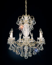 Schonbek - 3656-40R - Seven Light Chandelier - New Orleans - Polished Silver