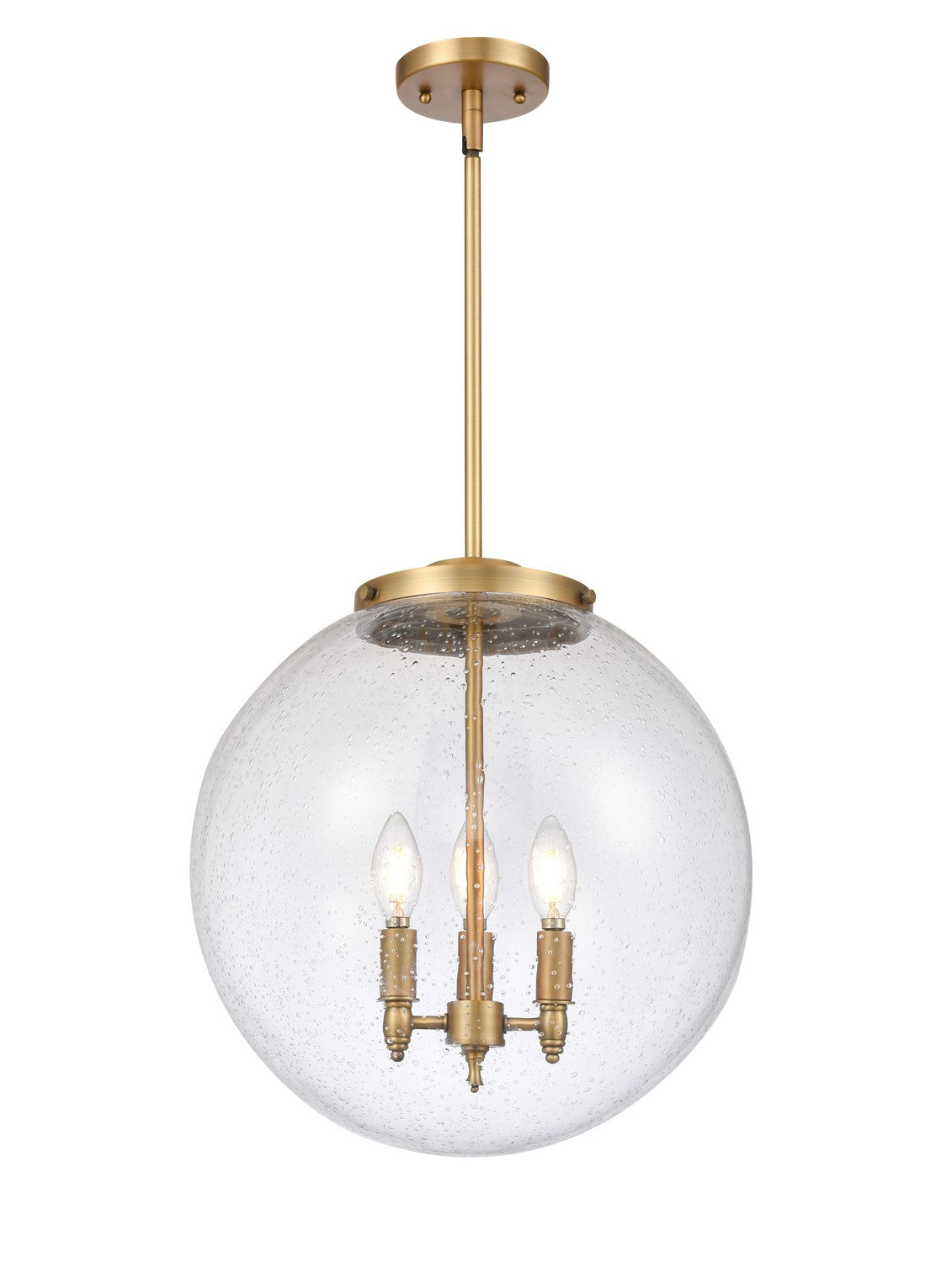 Innovations - 221-3S-BB-G204-16 - Three Light Pendant - Essex - Brushed Brass