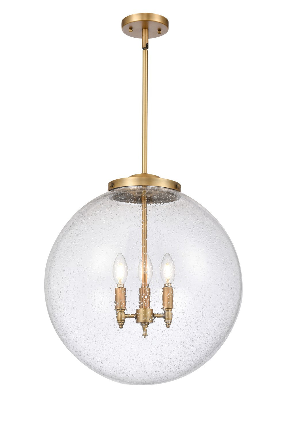 Innovations - 221-3S-BB-G204-18 - Three Light Pendant - Essex - Brushed Brass