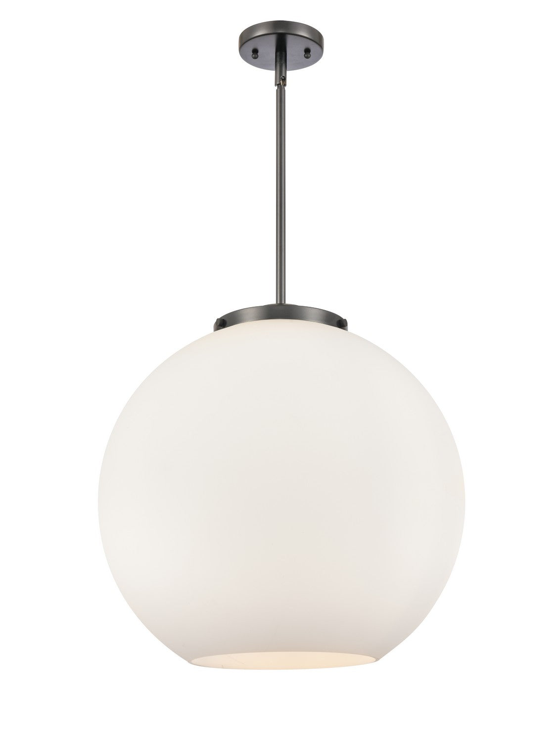 Innovations - 221-3S-BK-G121-18 - Three Light Pendant - Essex - Matte Black