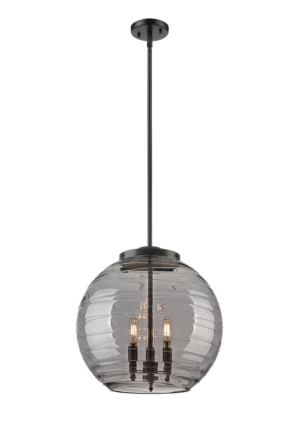 Innovations - 221-3S-BK-G1213-16SM - Three Light Pendant - Essex - Matte Black