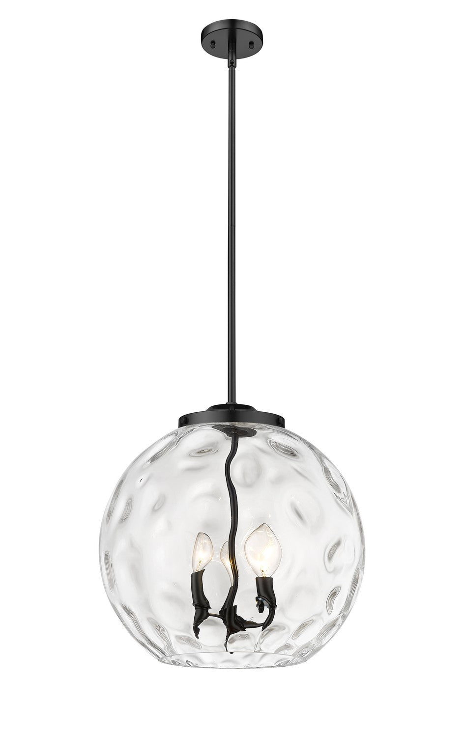 Innovations - 221-3S-BK-G1215-16 - Three Light Pendant - Essex - Matte Black