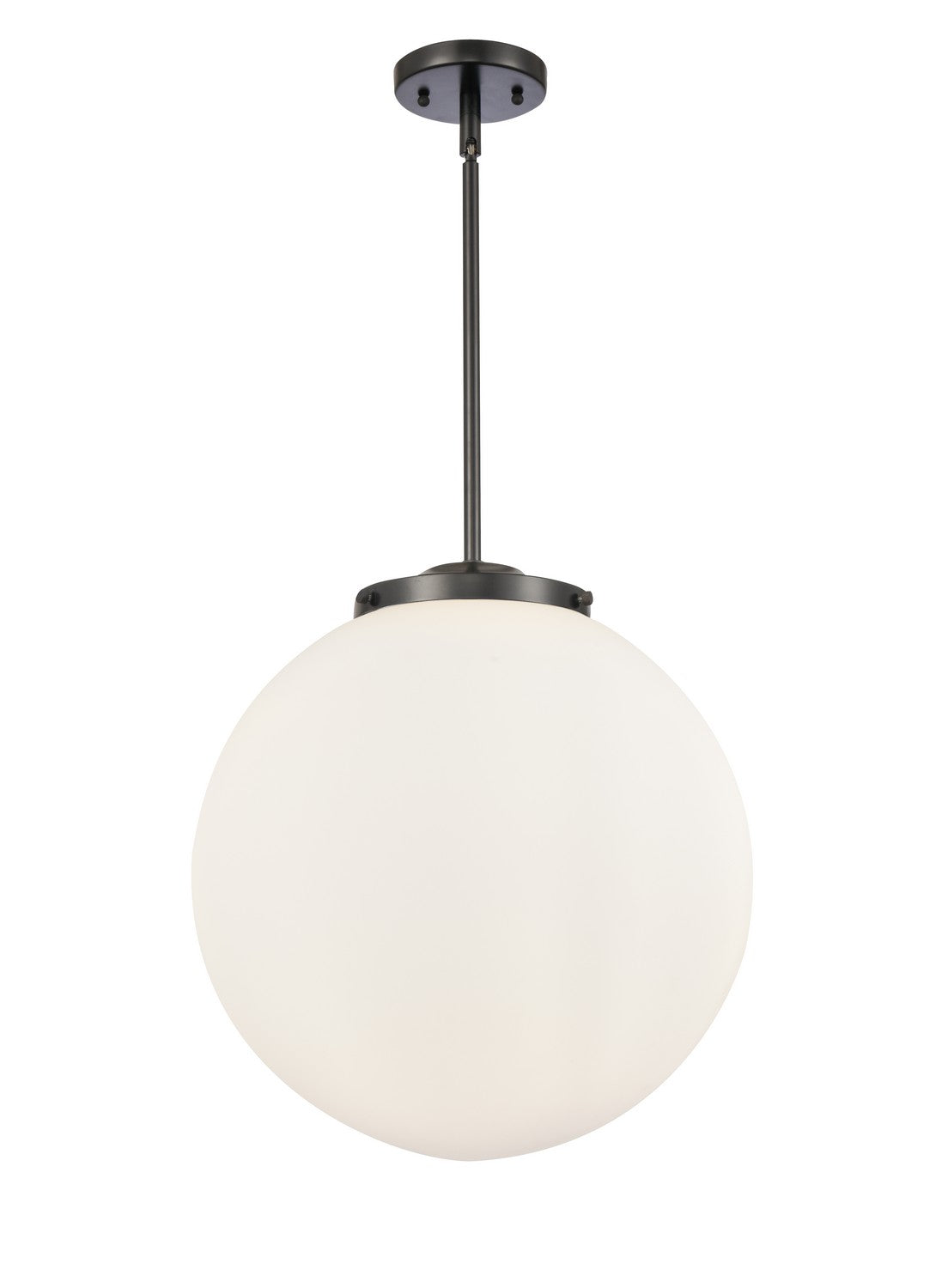 Innovations - 221-3S-BK-G201-16 - Three Light Pendant - Essex - Matte Black