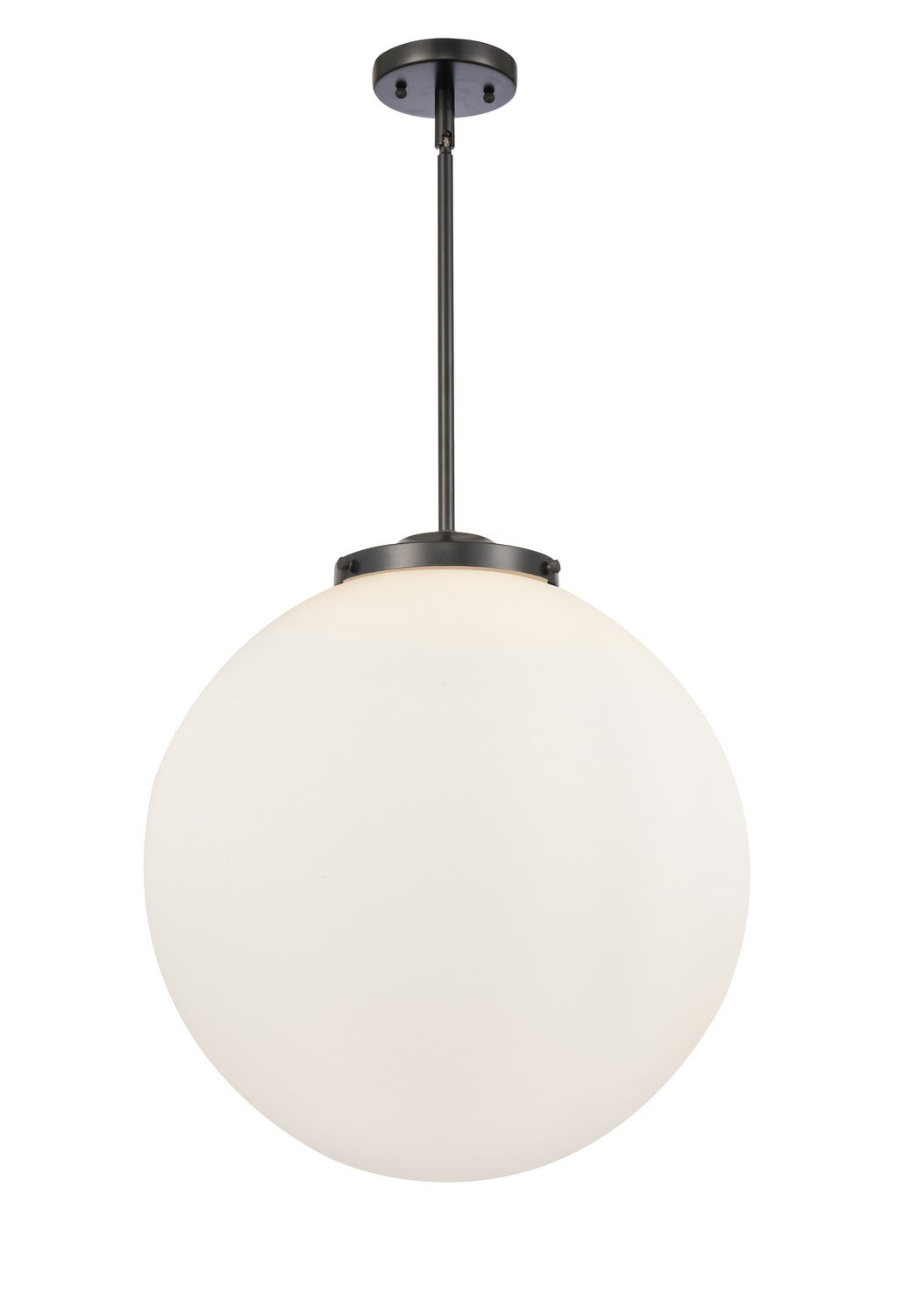 Innovations - 221-3S-BK-G201-18 - Three Light Pendant - Essex - Matte Black