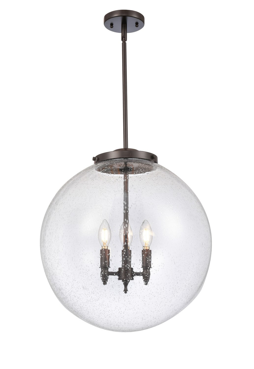 Innovations - 221-3S-OB-G204-18 - Three Light Pendant - Essex - Oil Rubbed Bronze