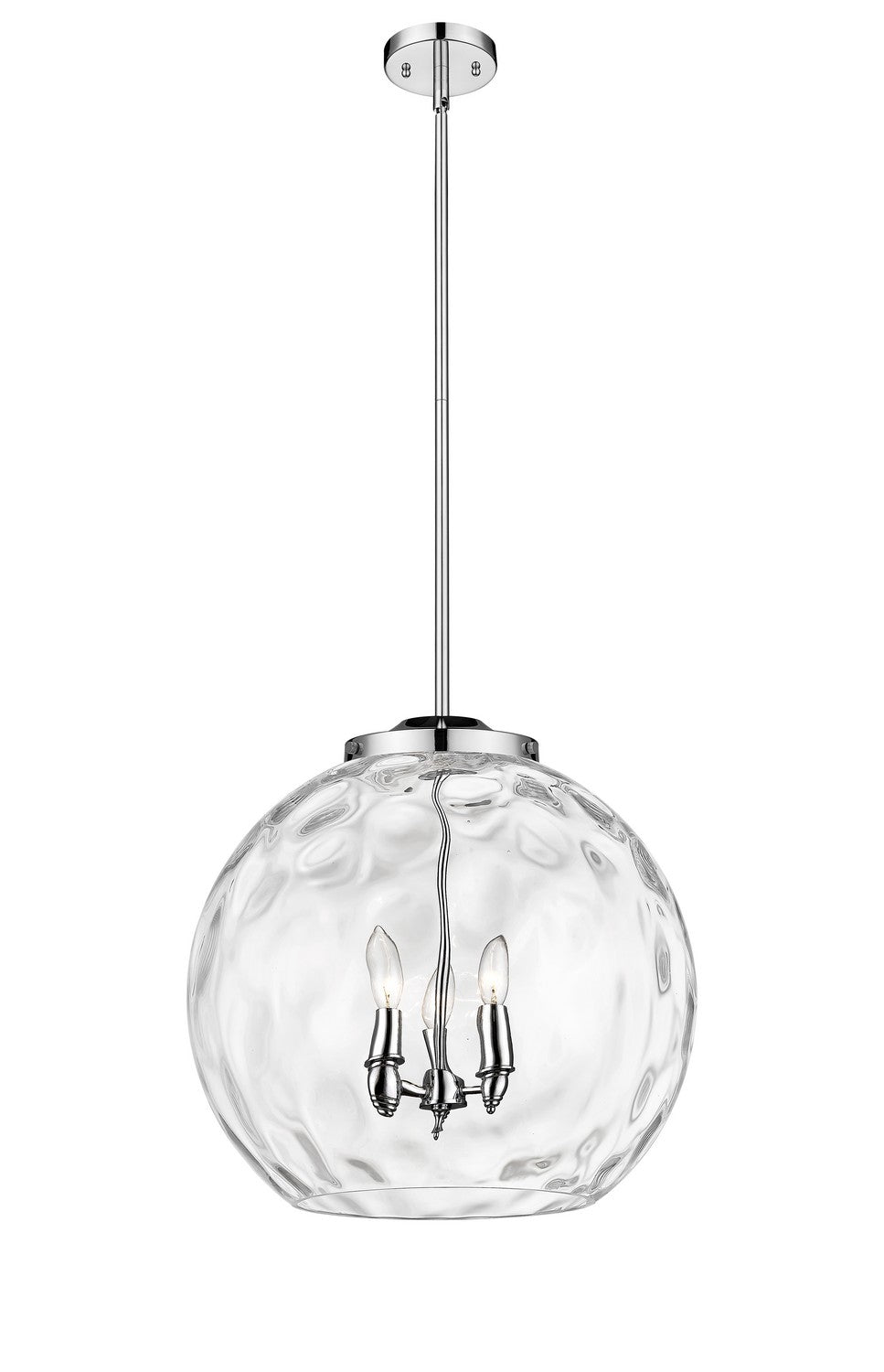 Innovations - 221-3S-PC-G1215-18 - Three Light Pendant - Essex - Polished Chrome