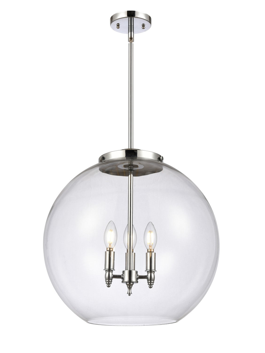 Innovations - 221-3S-PC-G122-18 - Three Light Pendant - Essex - Polished Chrome